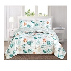 NEW 3 Piece Luxury Coverlet Quilt Set Queen